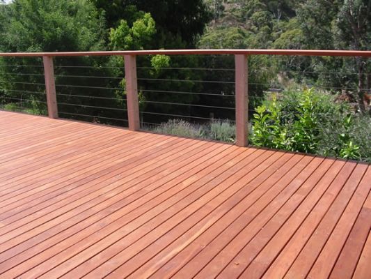 iorn ash decking
